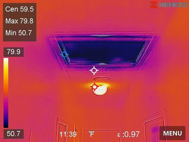 thermal IR scan inspection